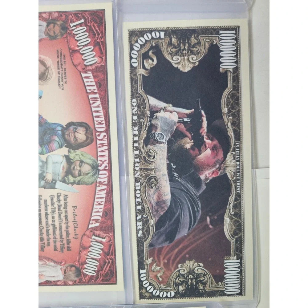 12 Fun Assorted Novelty~$1,000,000 One Million Dollar Bills-Poke,Jelly,Chuck-etc